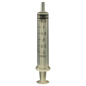 JG3CC-LS-100, 3cc Calibrated Manual Luer Slip Syringe, qty 100